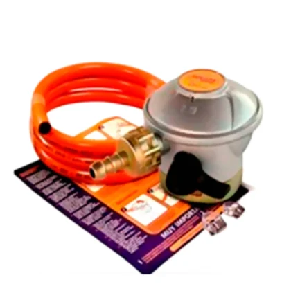 Válvula Premium Solgas Original + Manguera + 2 Abrazaderas